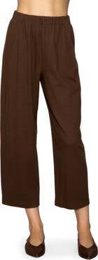 MELLODAY Brushed Crop Pants