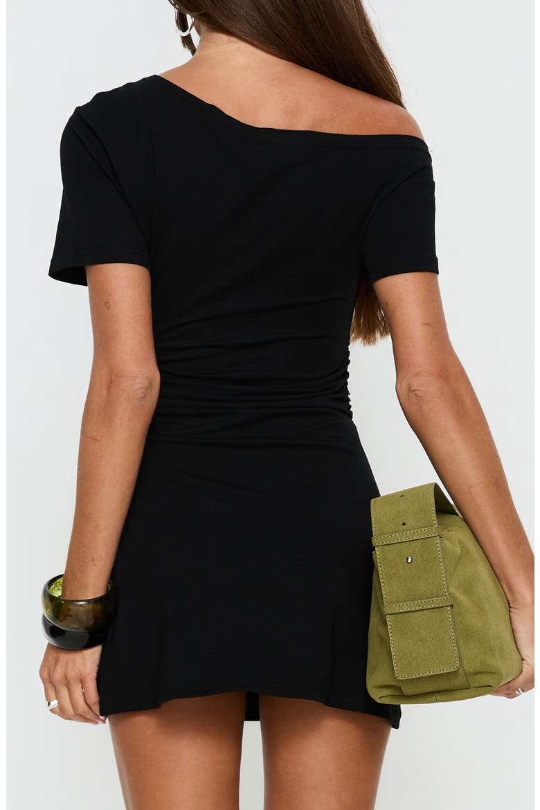 Avriana Off-the-Shoulder T-Shirt, Alternate, color, BLACK