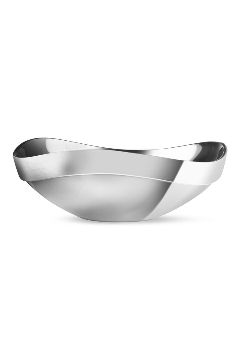 Billow Large Bowl, Main, color, SILVER