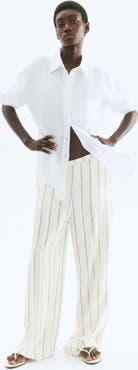 H&M Wide Twill Trousers