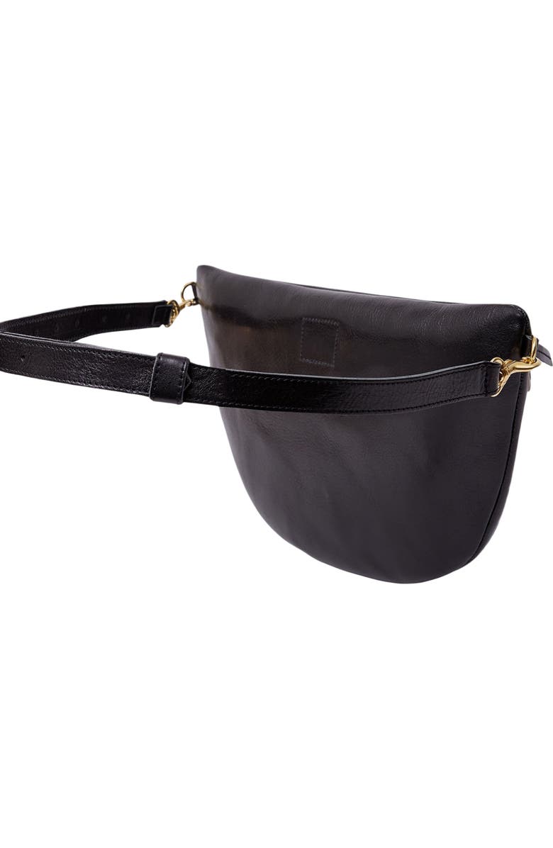 Clare V. Grande Leather Belt Bag, Alternate, color,