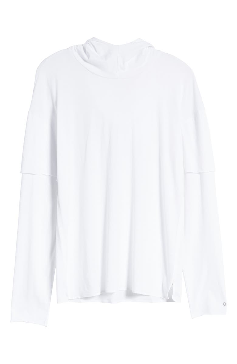 Alo 2-in-1 Pullover Hoodie, Alternate, color,