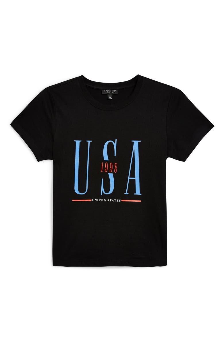 Topshop USA 1998 Tee, Alternate, color, 
