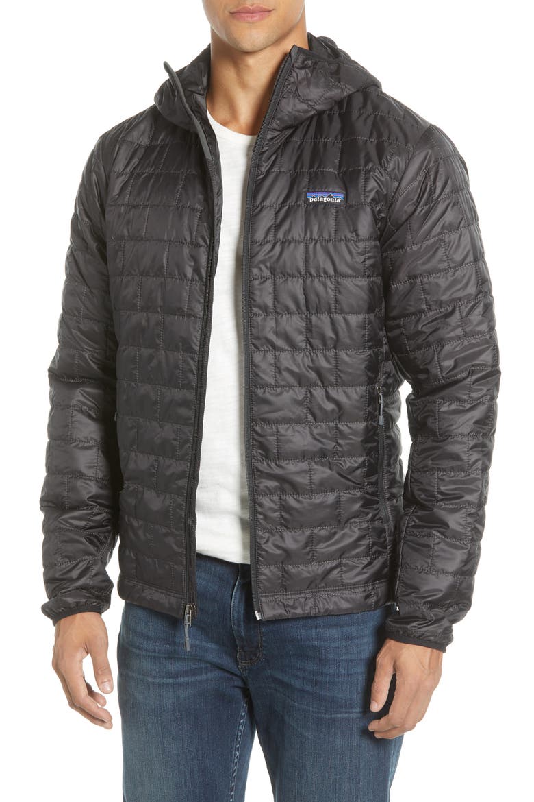 Nano Puff® Hooded Jacket, Alternate, color, BLACK
