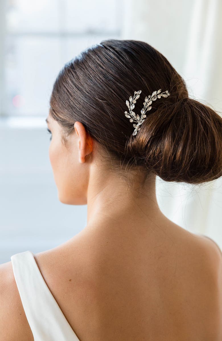 Brides & Hairpins Alexina Comb, Main, color, Silver