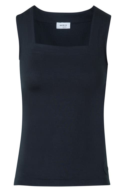 Akris Punto Square Neck Stretch Modal Tank