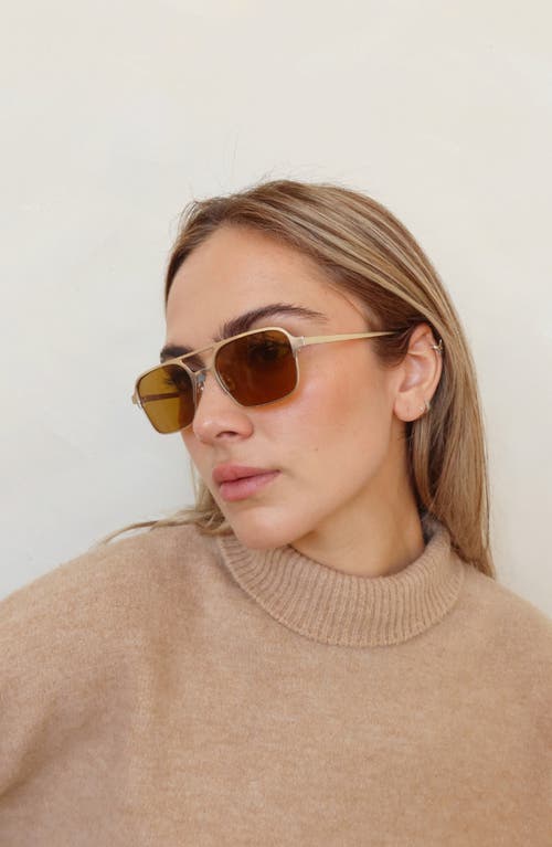 Indy Jimmy Aviator Polarized Sunglasses In Silver