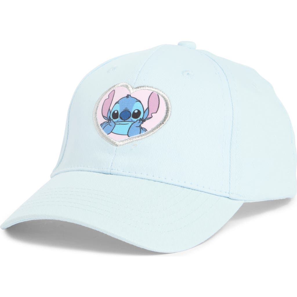 Uspa Accessories Kids' Disney Stitch Heart Adjustable Baseball Cap In Blue