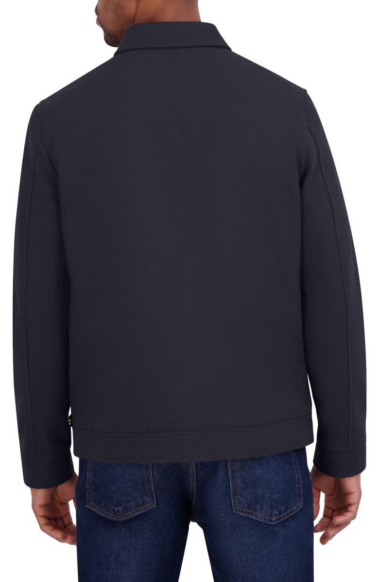 Nautica Water Resistant Wool Blend Coat, Alternate, color, Charcoal