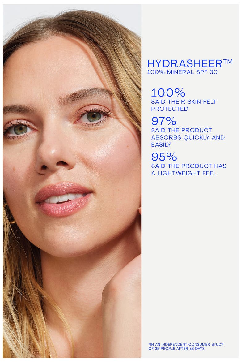 Hydrasheer 100% Mineral Sunscreen with Snow Mushroom, Alternate, color, NO COLOR