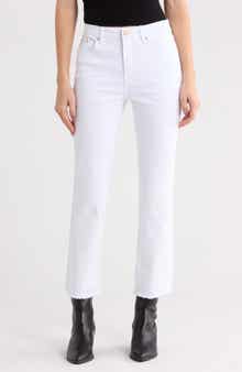 Seven7 High Waist Ankle Straight Leg Jeans