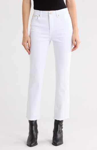 Seven7 High Waist Ankle Straight Leg Jeans