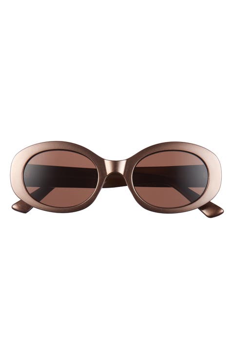 Delaney 52mm Oval Sunglasses