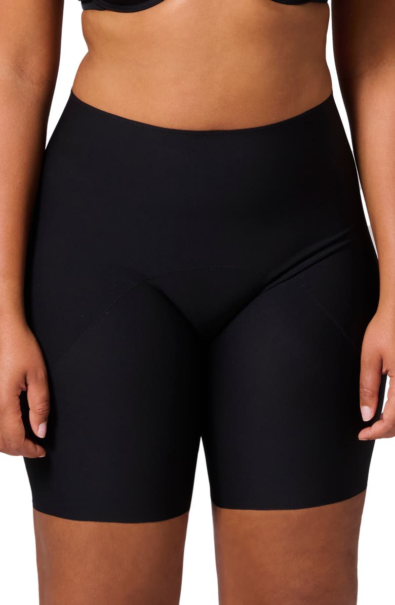 Simone Perele Story Uplifting Shaper Shorts, Main, color, Black