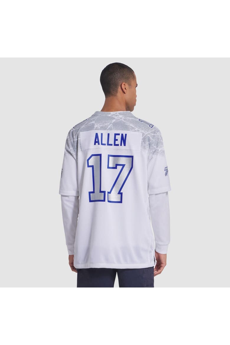 Men's Nike Josh Allen White Buffalo Bills 2025 Rivalries Collection Game Jersey, Alternate, color, White