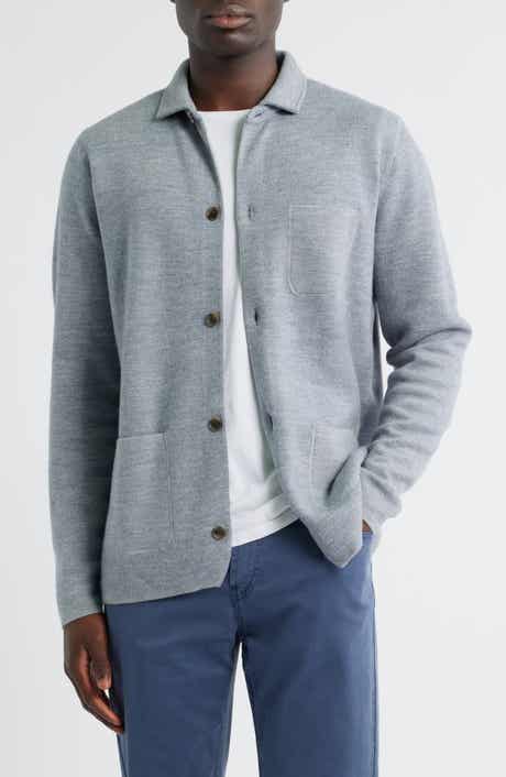 Peter Millar Carson Knit Merino Wool Chore Coat