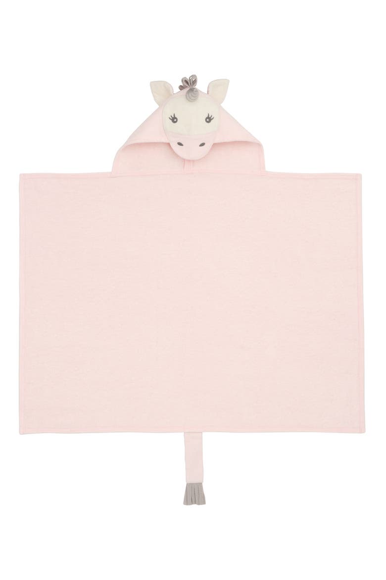 Terry Velour Hooded Unicorn Towel, Alternate, color, UNICORN