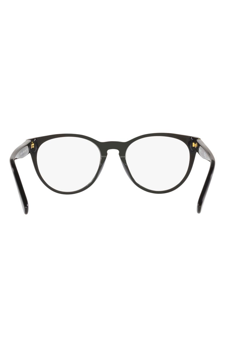 Versace 48mm Phantos Optical Glasses, Alternate, color, Black