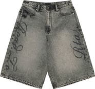 RtA Gustavo Oversize Denim Bermuda Shorts