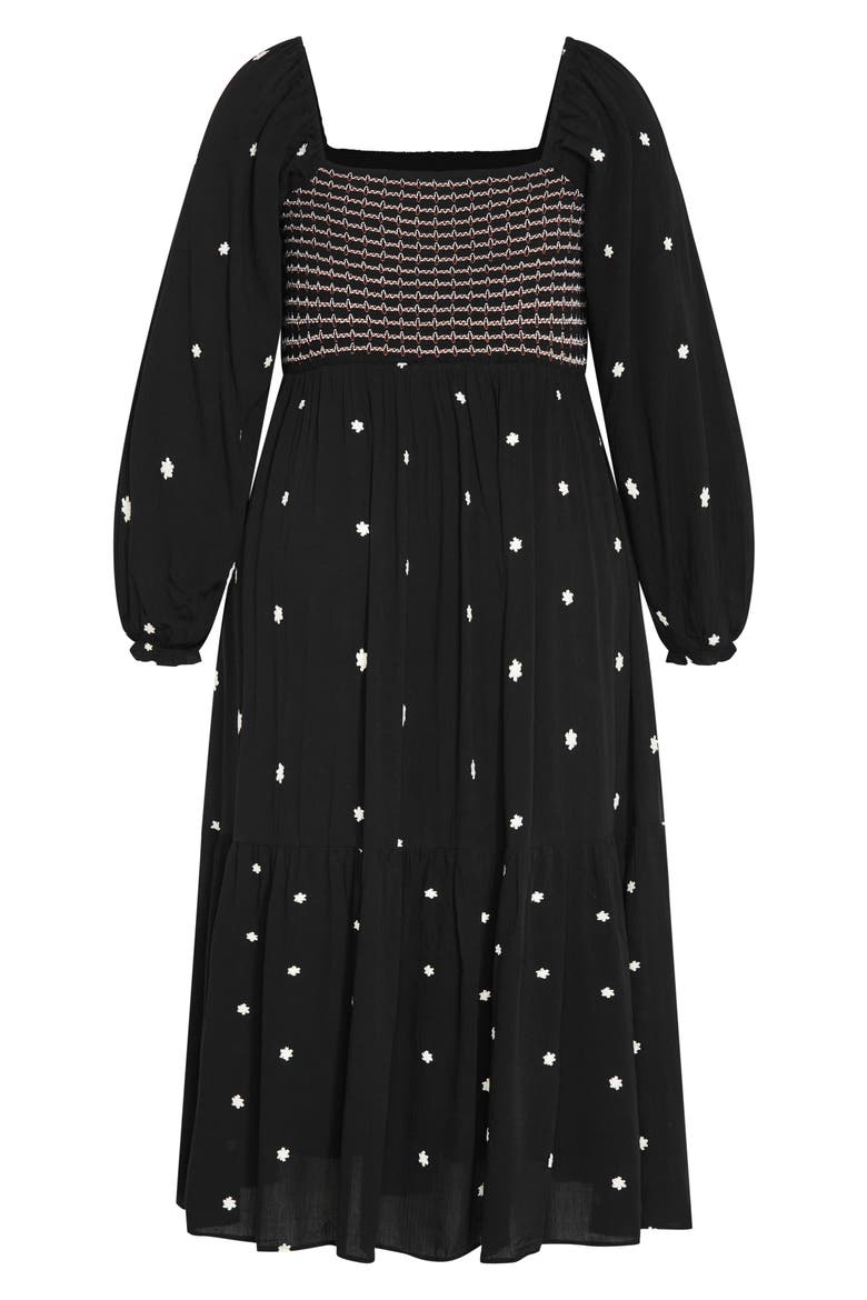 Kai Long Sleeve Maxi Dress, Alternate, color, BLACK