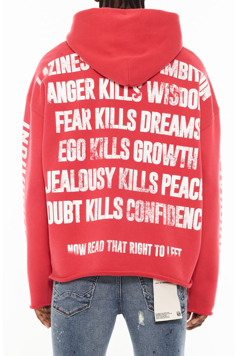Novelty Cotton Graphic Hoodie, Alternate, color, ROUGE RED