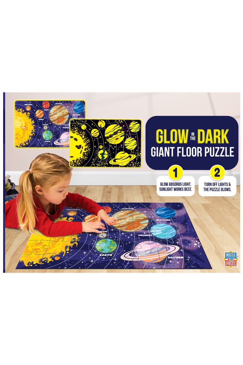 Glow in the Dark Solar System 48 Puzzle, Alternate, color, Multicolor