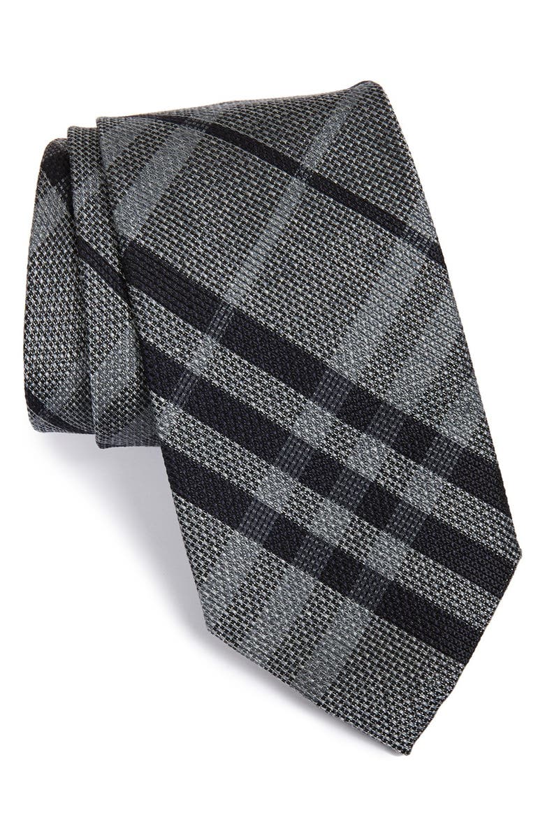 Burberry London 'Clinton' Woven Silk Tie, Main, color, 
