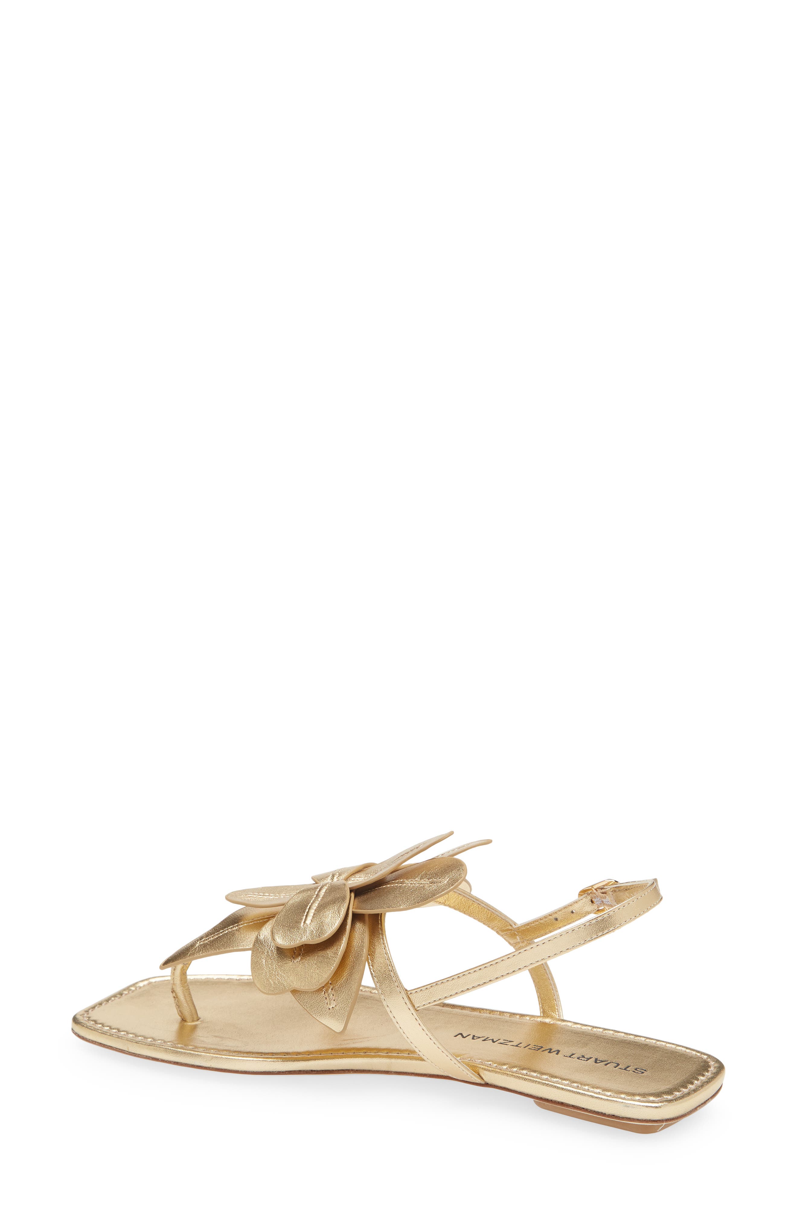 Stuart Weitzman Paradise Slingback Sandal, Alternate, color, Golden