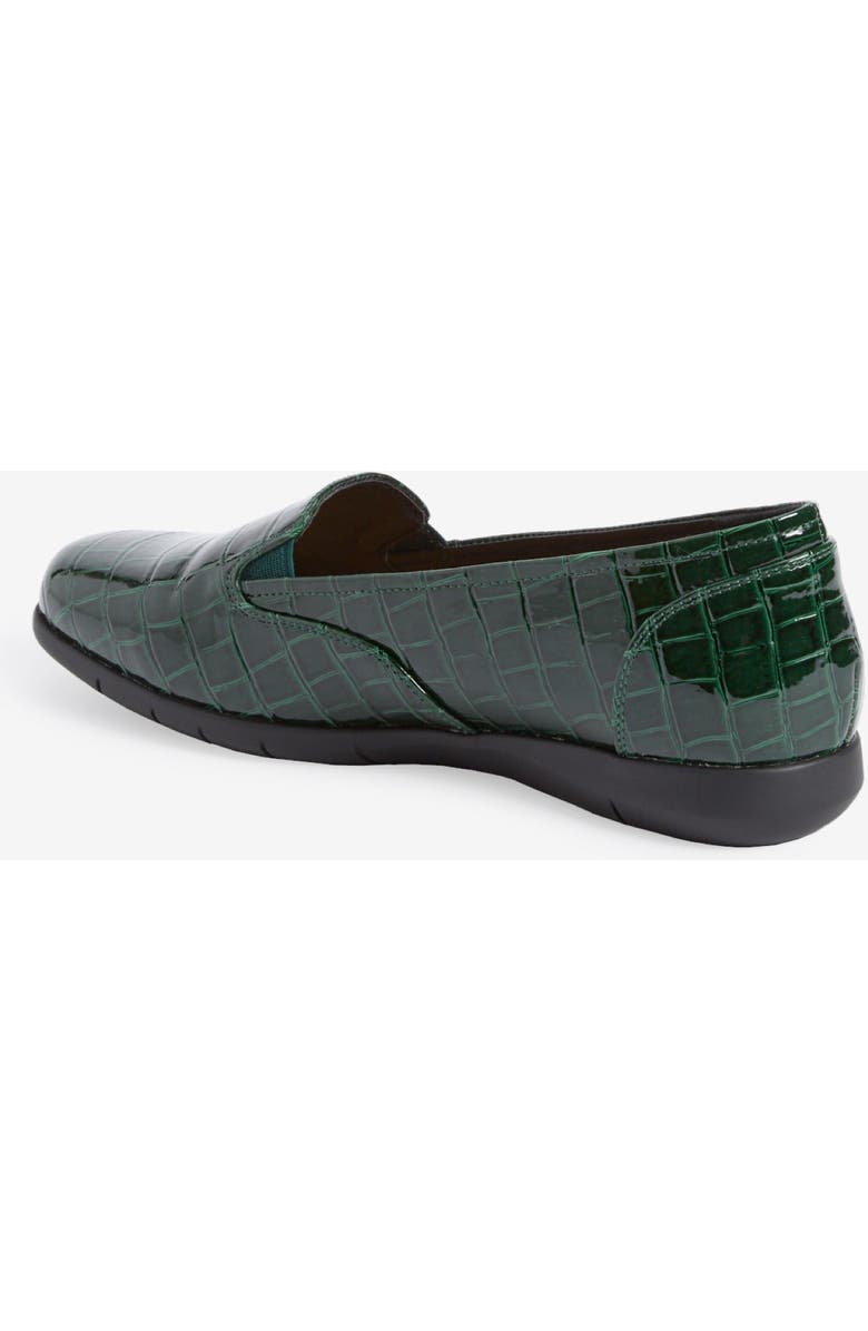 Comfortview The Leisa Slip On Flat, Alternate, color, Emerald
