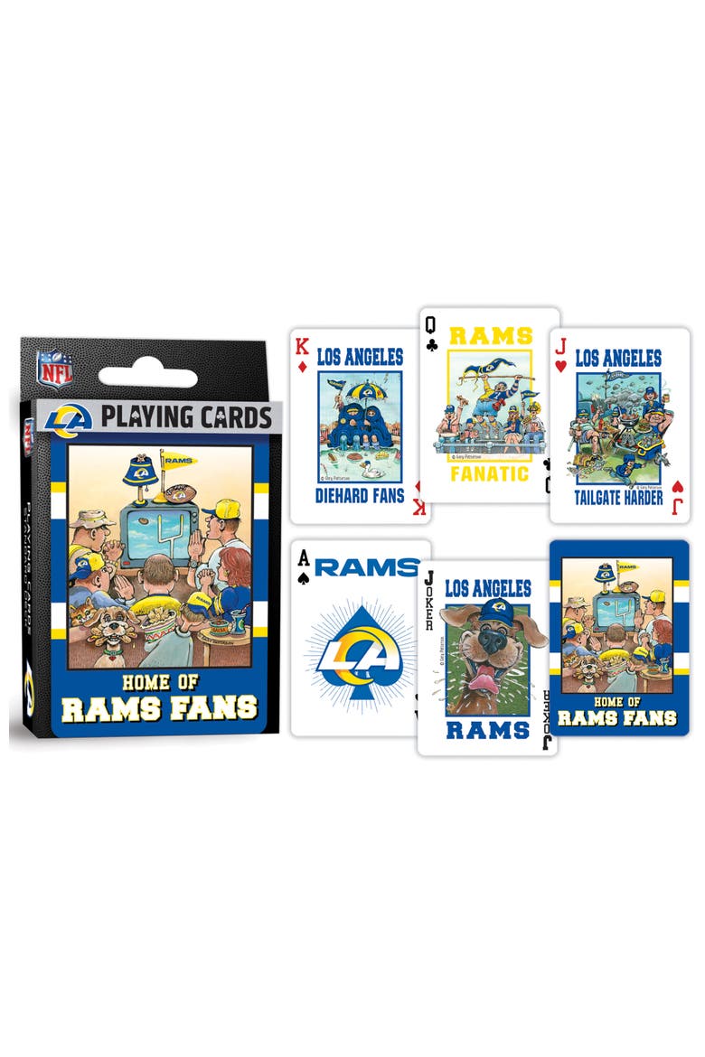 Los Angeles Rams Fan Deck Playing Cards, Alternate, color, Multicolor