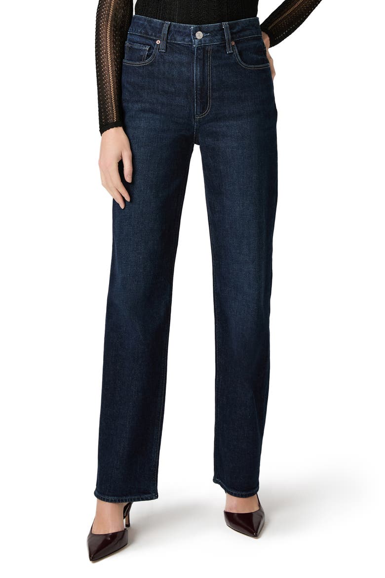 Stevie High Waist Straight Leg Jeans, Main, color, DWELL
