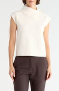CYRUS Envelope Neck Sleeveless Sweater