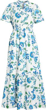 SUGARLIPS Samara Floral Print A-Line Dress