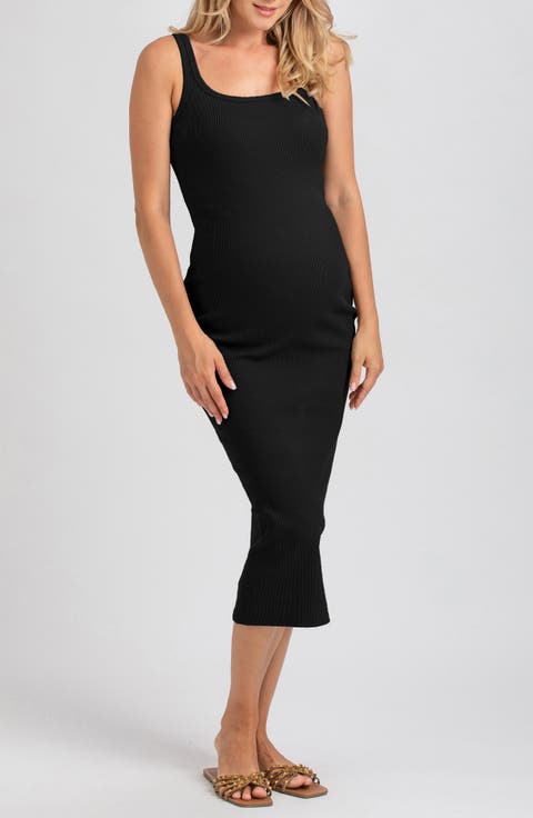Rib Maternity Dress