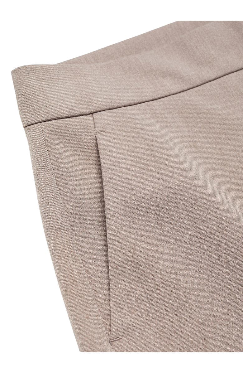 MANGO Jacquard Wide Leg Pants, Alternate, color, 