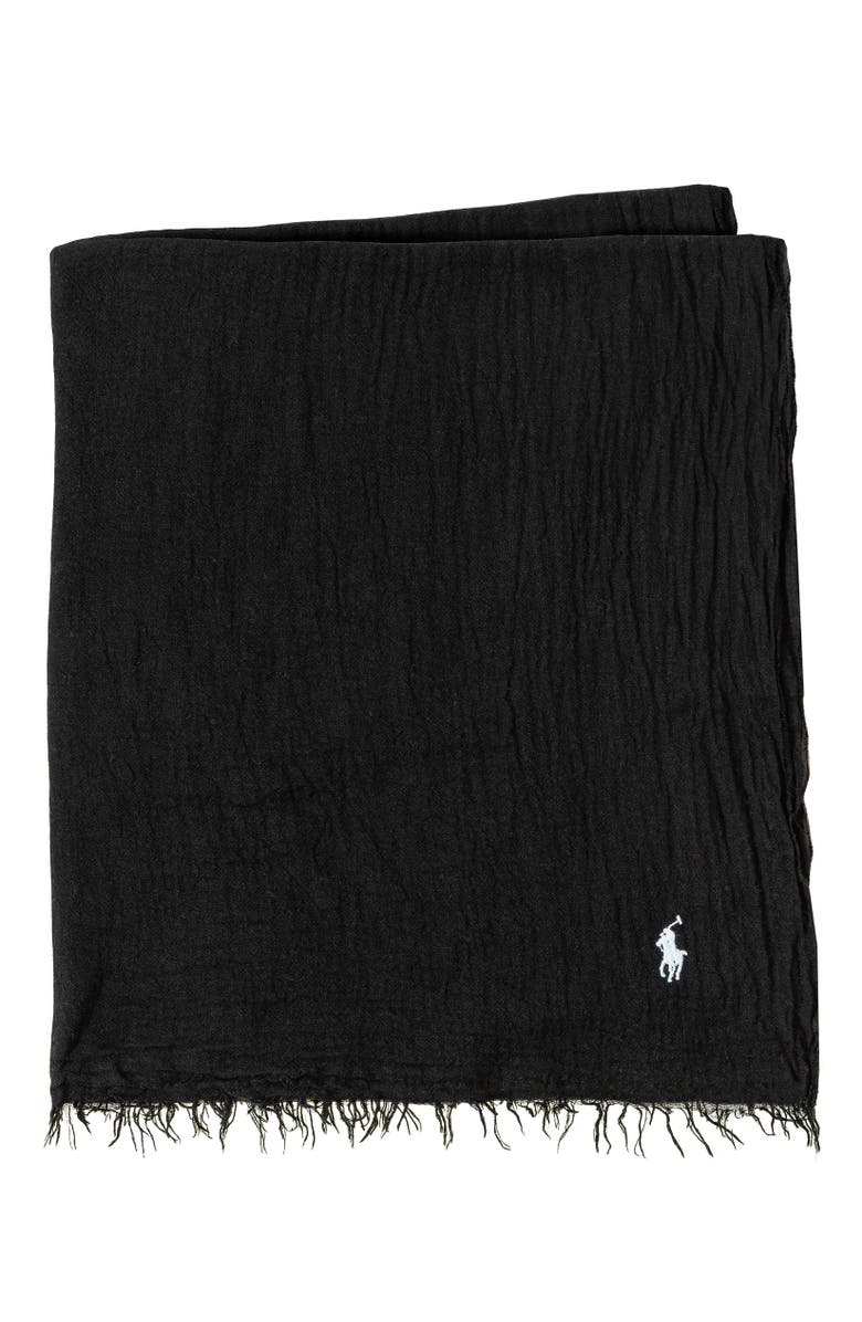 Polo Ralph Lauren Seasonless Signature Solid Scarf, Alternate, color, 