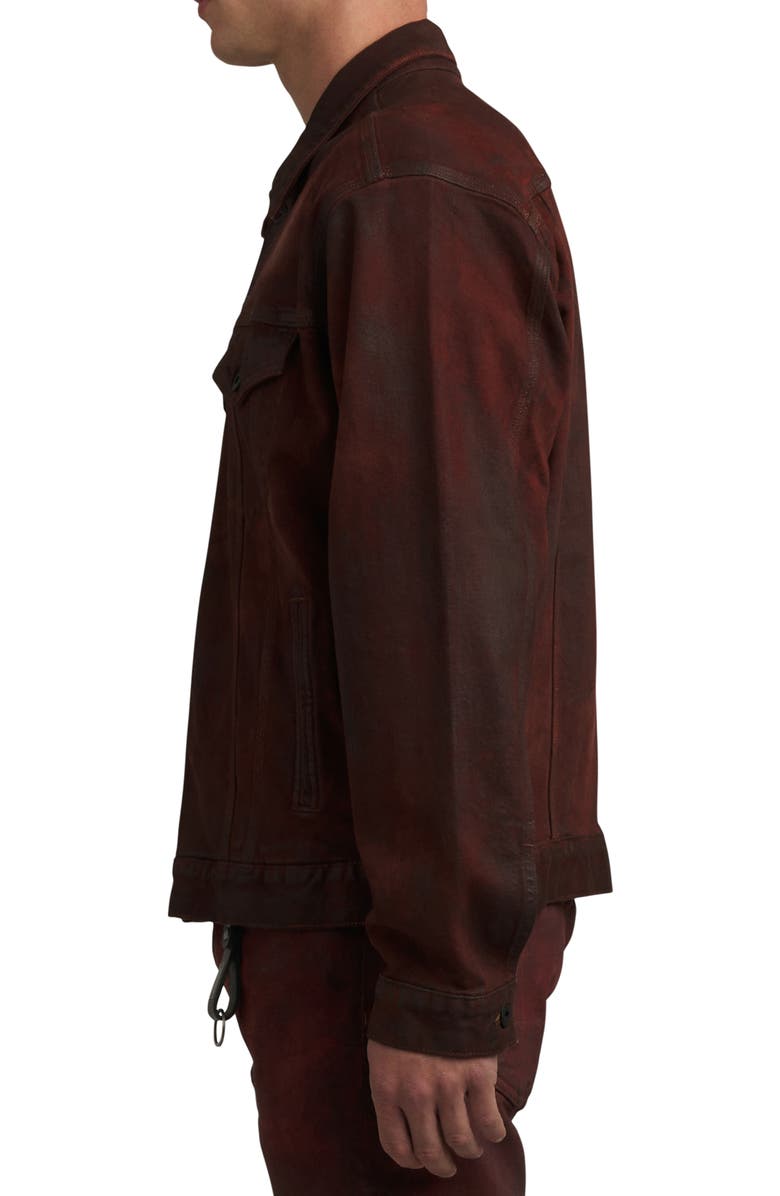 PRPS Crested Butte Cotton Stretch Denim Trucker Jacket, Alternate, color, 