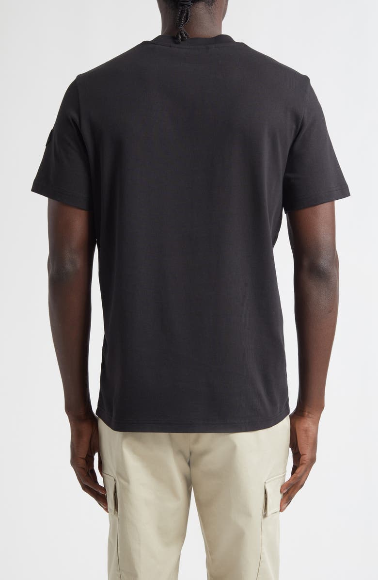 Moncler Logo Graphic T-Shirt, Alternate, color, Smoky Black