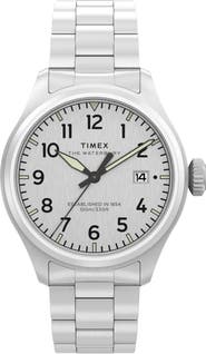 Timex® Waterbury Ace Bracelet Strap Watch, 41mm