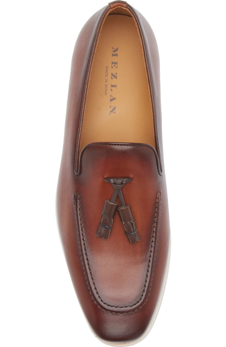 Mezlan Tassel Moc Toe Loafer, Alternate, color,