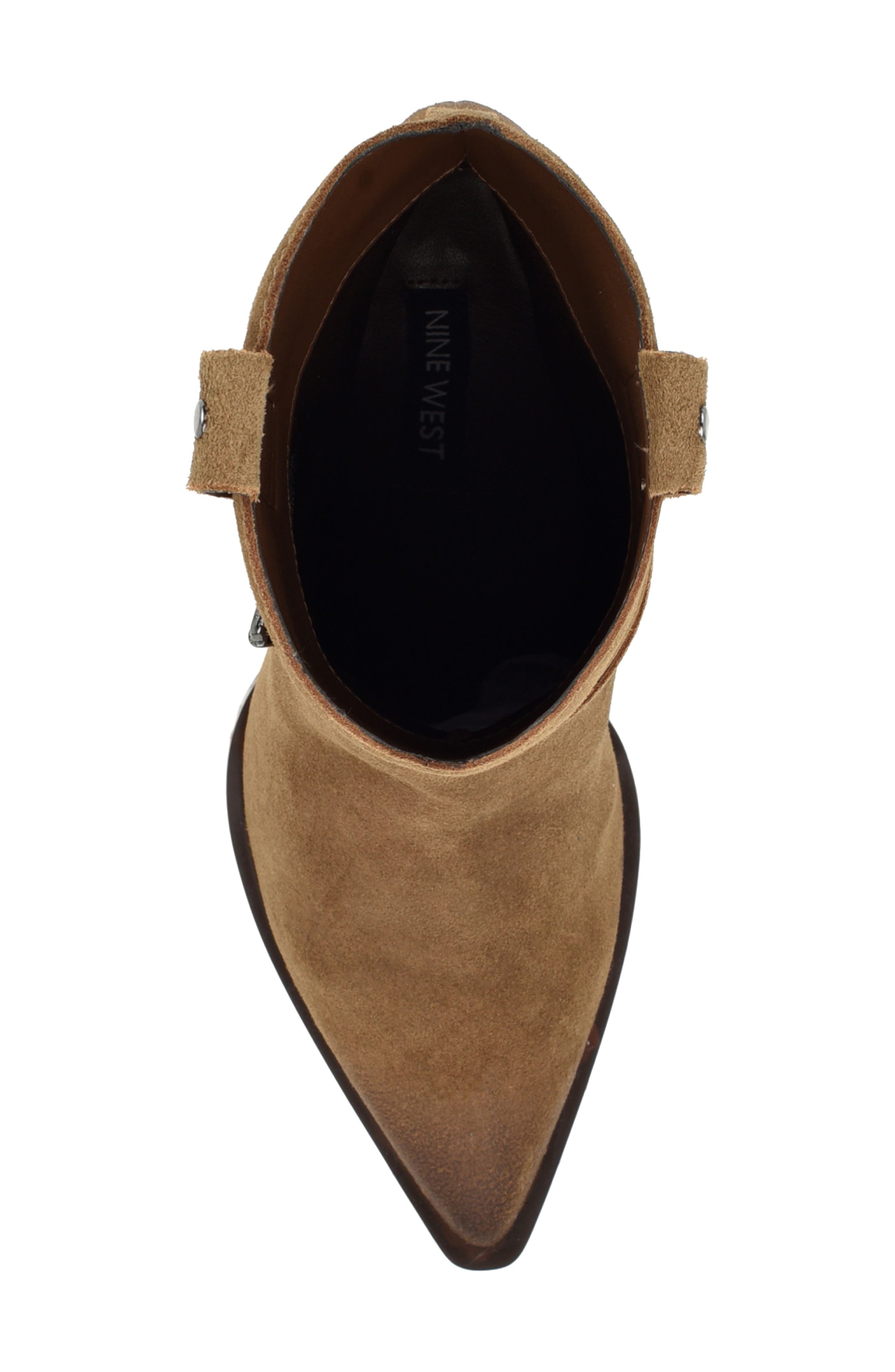 Weslie Western Boot, Alternate, color, MEDIUM BROWN