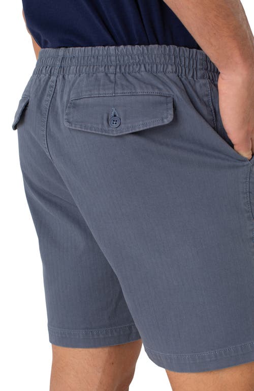 Liverpool Los Angeles Internal Drawstring 7 Shorts In Vintage Indigo