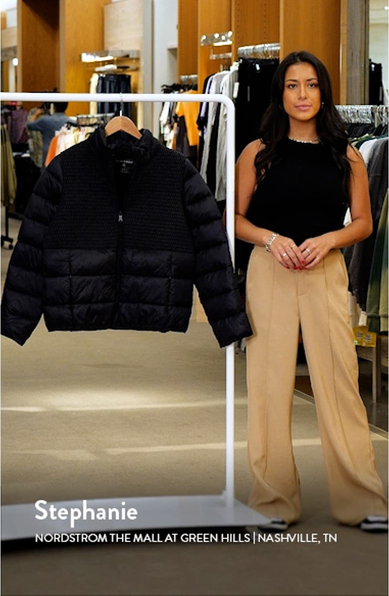 Diamond Quilted Puffer Jacket, sales video thumbnail