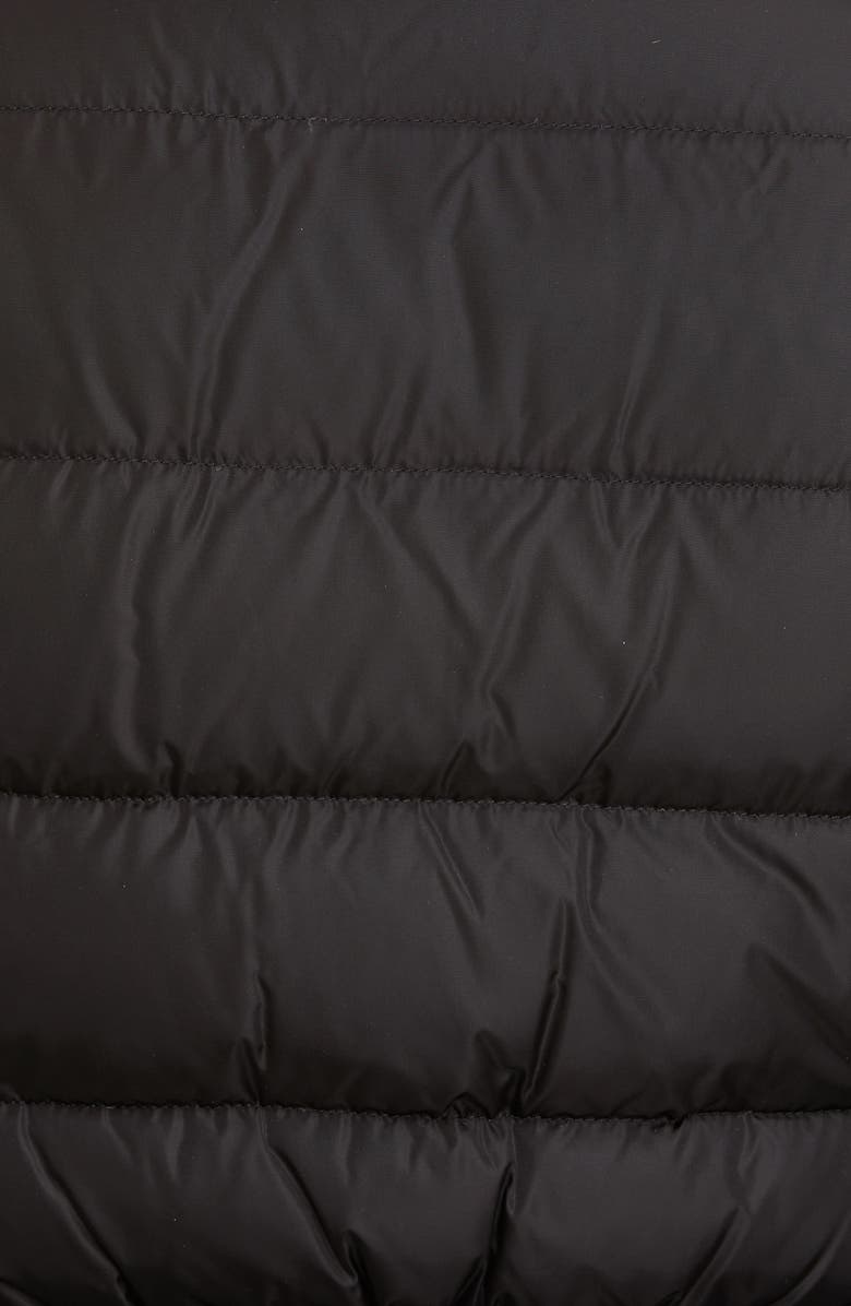 Moncler Flammette Water Repellent Long Hooded Down Coat, Alternate, color,