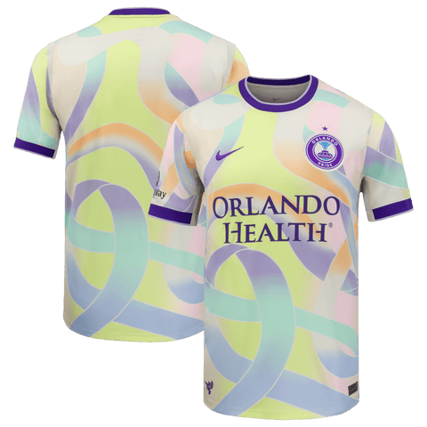 Men's Nike Yellow Orlando Pride 2026 Secondary Stadium Replica Jersey
