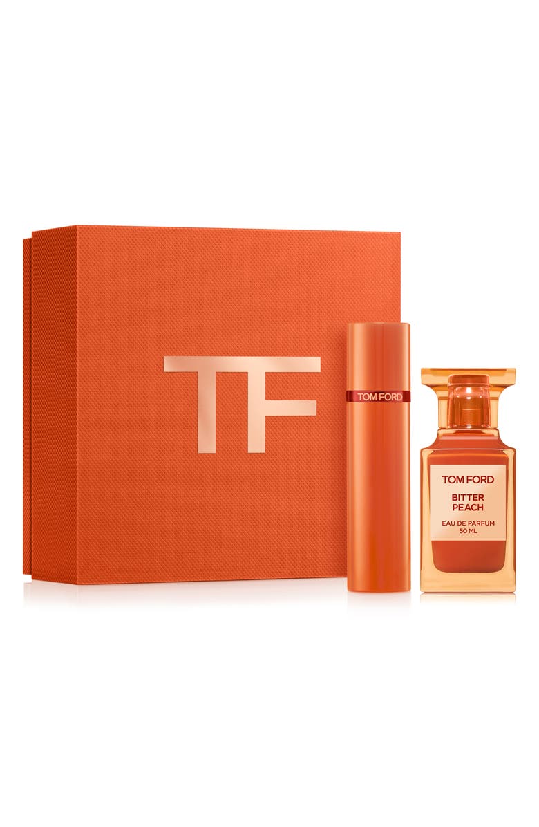 TOM FORD Private Blend Bitter Peach Eau de Parfum Set with Atomizer, Main, color,