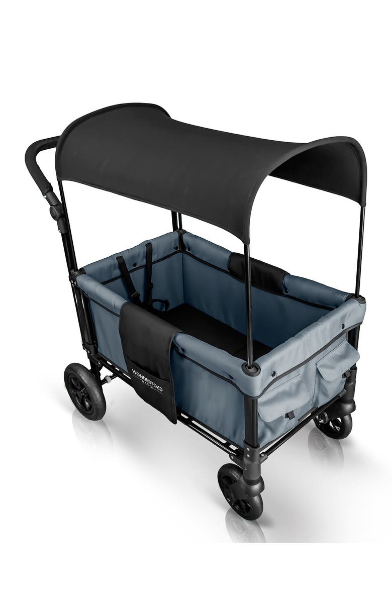 WonderFold Wagon Double Stroller Wagon - Gray, Alternate, color, 