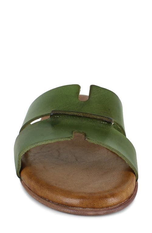 Artisan Crafted By Zigi Allony Leather Flat In Multi