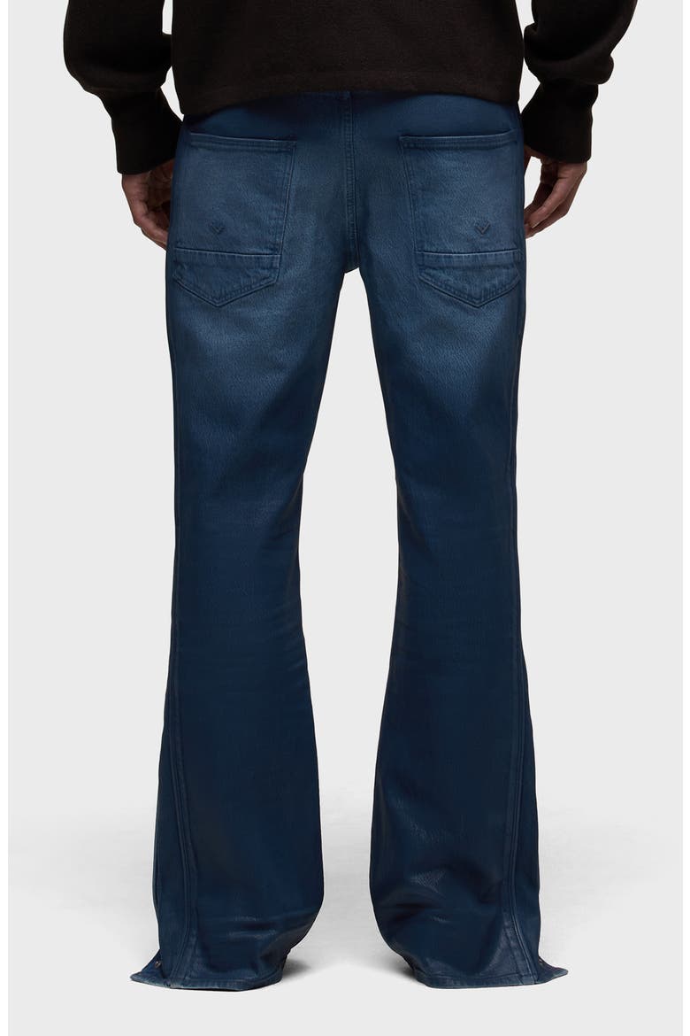 Walker Track Flare Jeans, Alternate, color, COATED NAVY