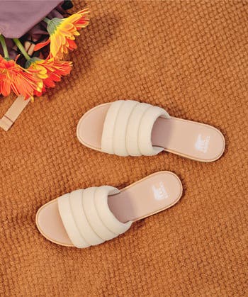 Ella III Quilted Puff Slide Sandal